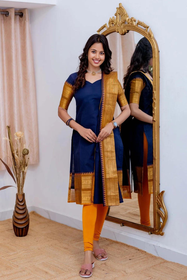 Regal Zari Elegance Suit Set – Multiple Colour Edition